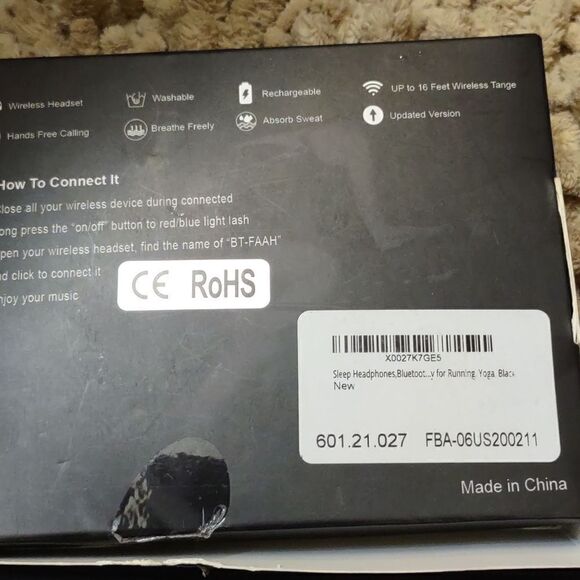 New‎ Watotgafer Music Sport Headband Hands free for running jogging - Picture 2 of 5